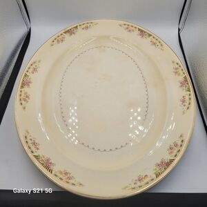 Vtg Paden City Pottery Ceramic Serving Platter